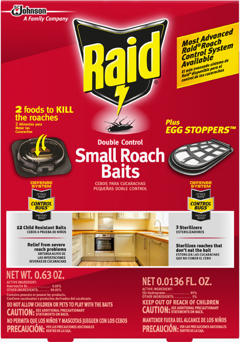 Raid® Double Control Small Roach Baits Plus Egg Stoppers™