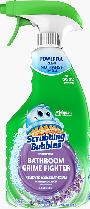 Scrubbing Bubbles® Bathroom Grime Fighter Disinfectant Spray (Lavender Scent)