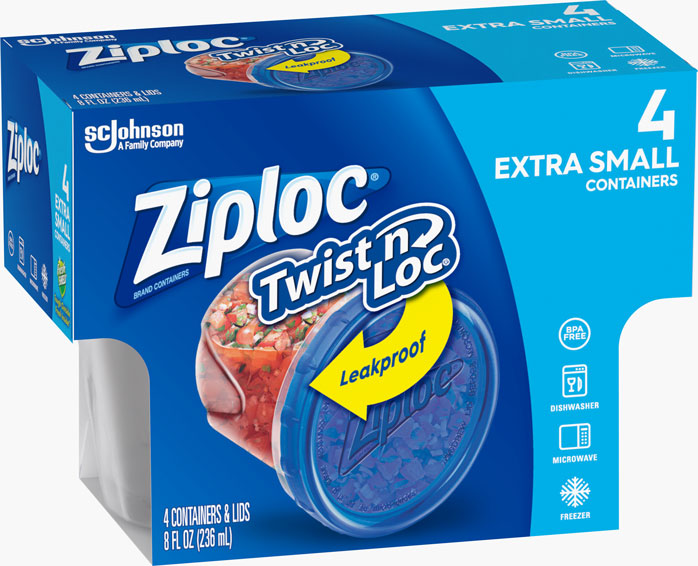 Ziploc® Brand Twist ’n Loc® Containers