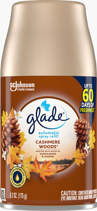 Glade cashmere woods spray discount