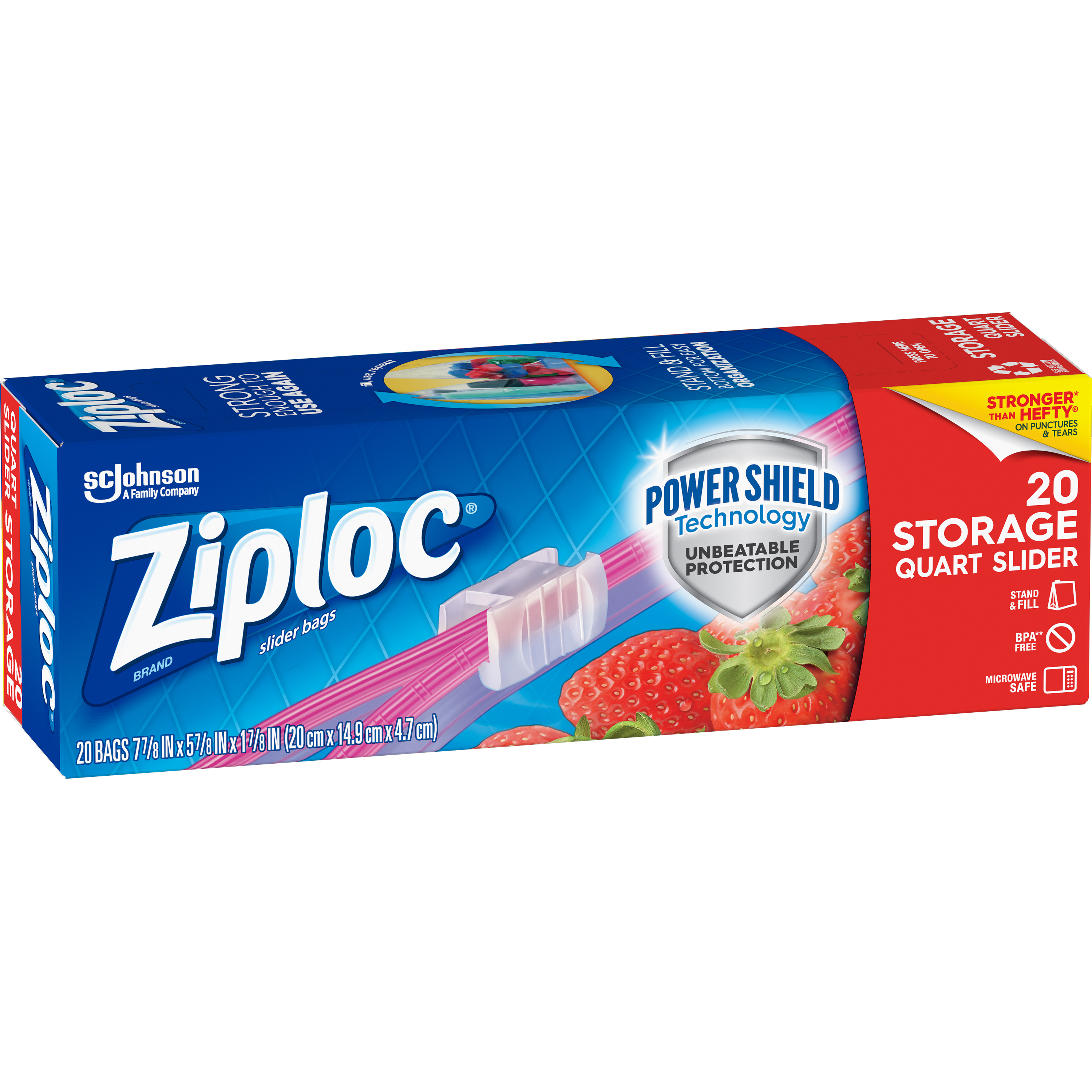 Ziploc® Brand Slider Storage Bags
