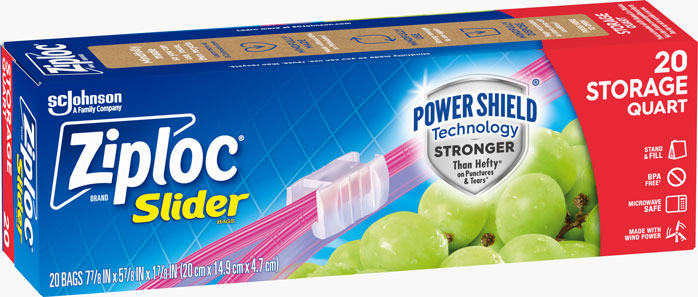 Ziploc® Brand Slider Storage Bags