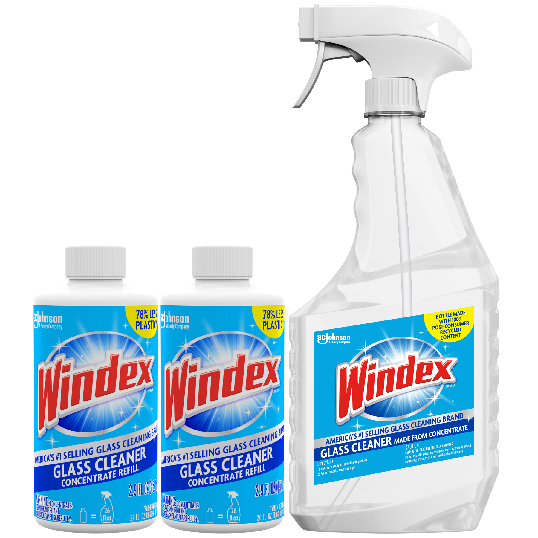 Windex® Glass Cleaner Mini Concentrates Starter Kit