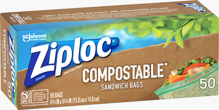 Ziploc® Brand Compostable Sandwich Bags