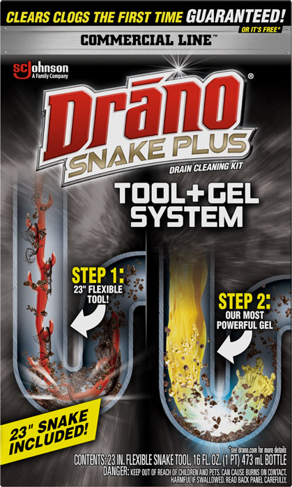 Drano Snake Plus Tool + Gel System