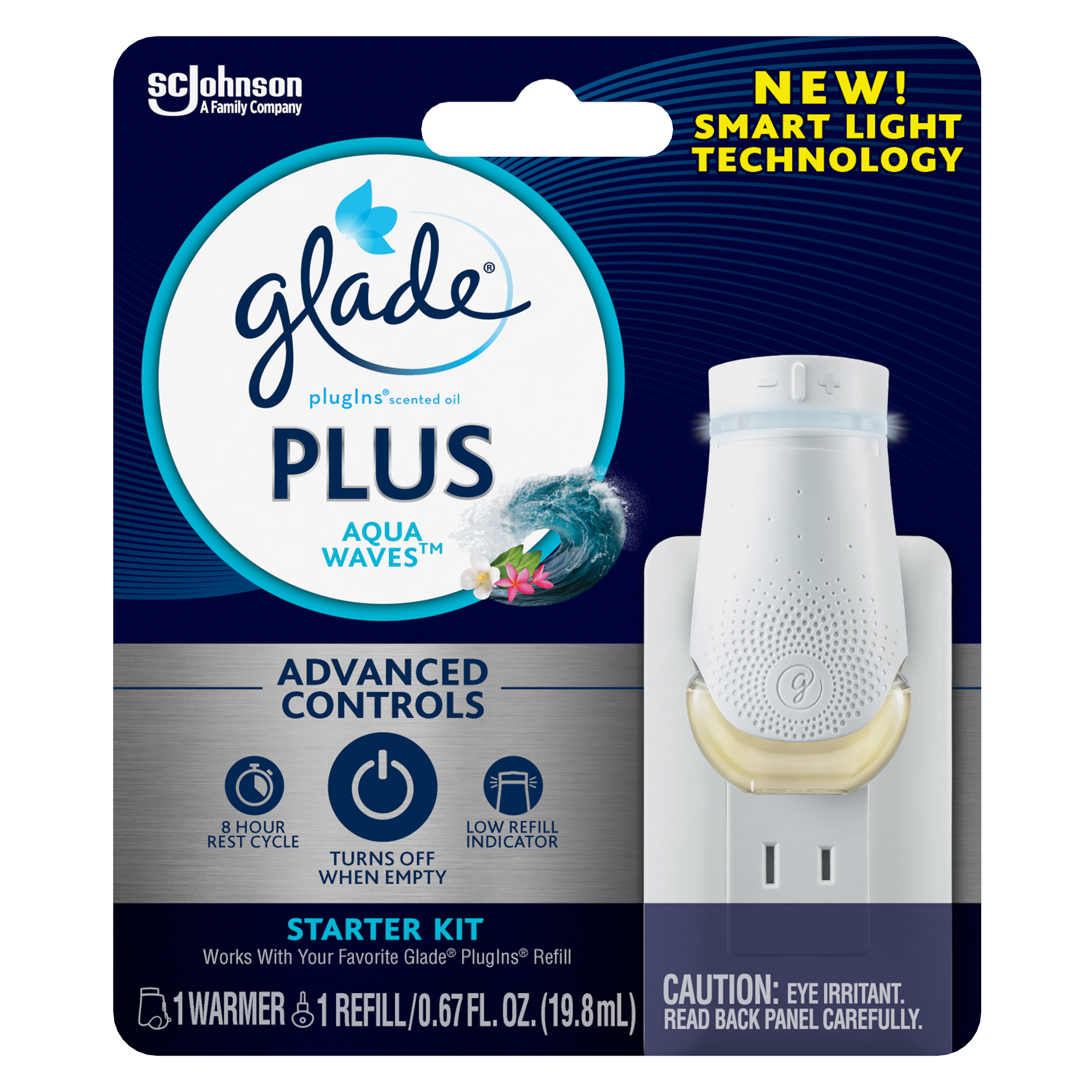 Glade®  PlugIns®  Scented Oil Plus Starter Kit - Aqua Waves