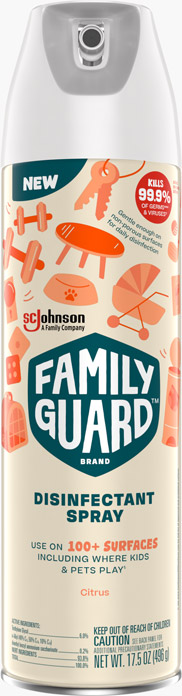 FamilyGuard™ Brand Disinfectant Spray – Citrus