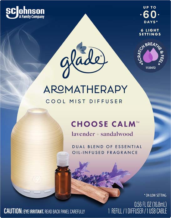 Glade® Choose Calm™ Cool Mist Diffuser Starter Kit