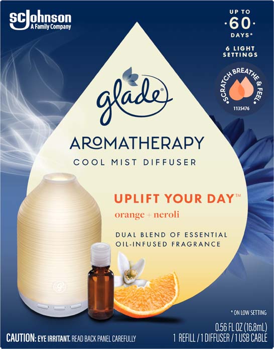 Glade® Uplift Your Day™ Cool Mist Diffuser Starter Kit