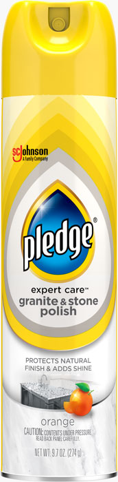 Pledge® Expert Care™ Granite & Stone Polish Aerosol Orange