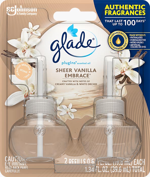 Glade® Sheer Vanilla Embrace PlugIns® Scented Oil Refills