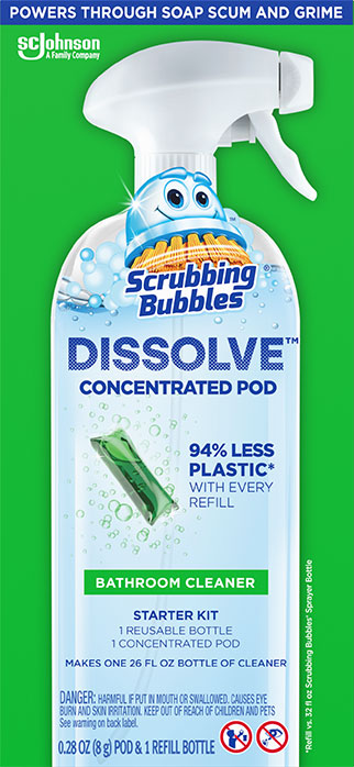 Scrubbing Bubbles® Dissolve™ Concentrated Pod Bathroom Cleaner