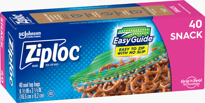 Ziploc® Brand Snack Bags