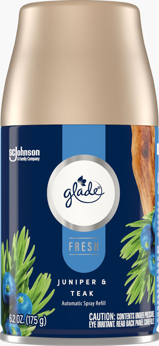 Glade® Fresh Juniper & Teak Automatic Spray Refill