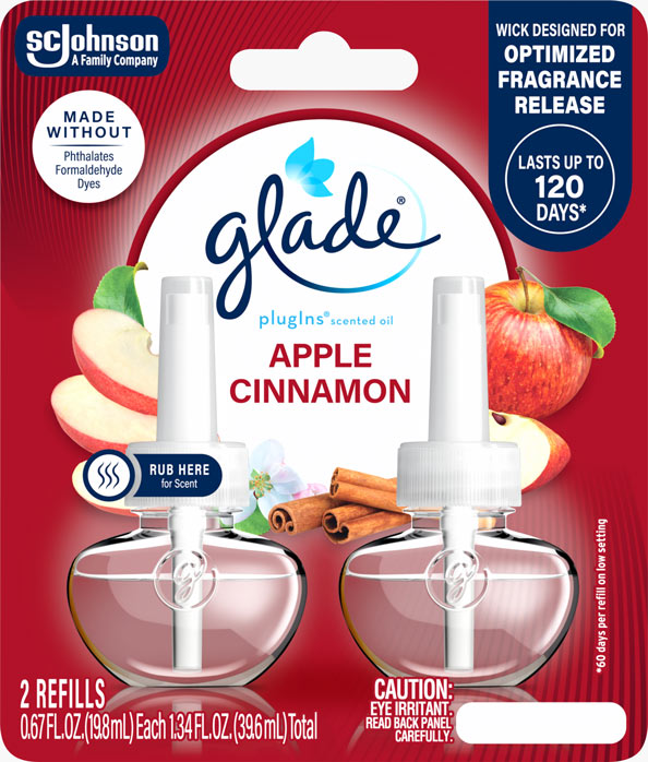 Glade® Apple Cinnamon PlugIns® Scented Oil Refills