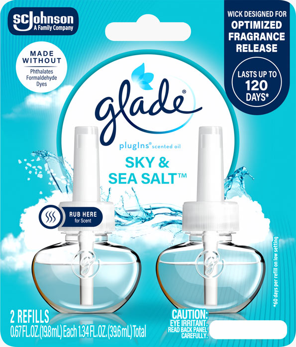 Glade® Sky & Sea Salt PlugIns® Scented Oil Refills