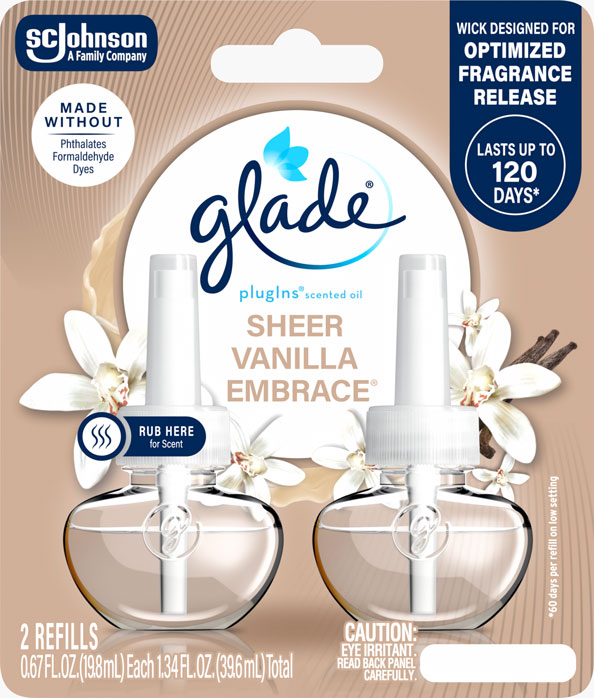Glade® Sheer Vanilla Embrace PlugIns® Scented Oil Refills