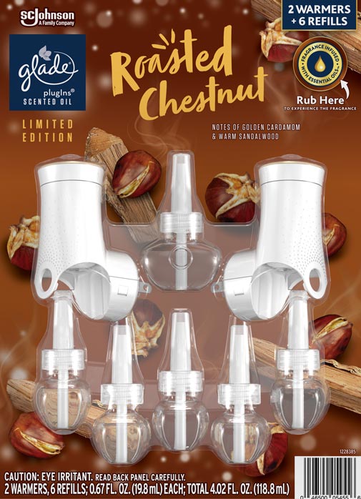 Glade® Roasted Chestnut PlugIns® Scented Oil Refill Starter Kit