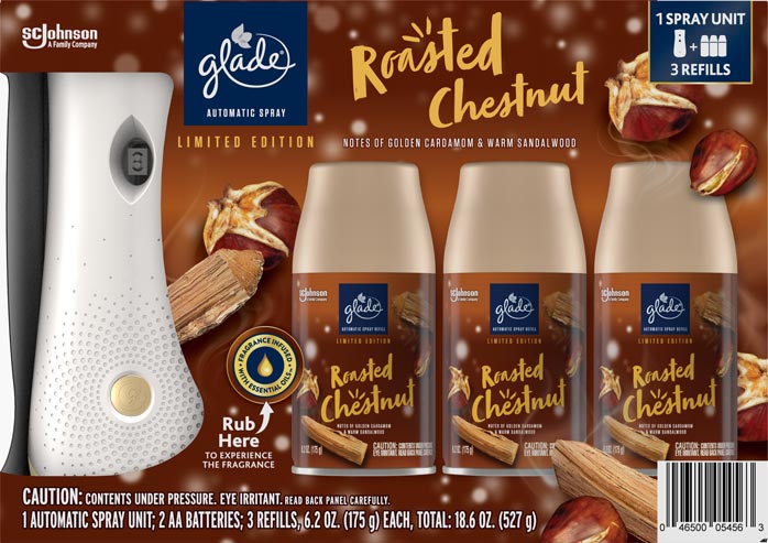 Glade® Roasted Chestnut Automatic Spray Starter Kit