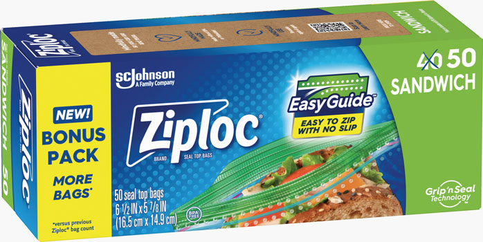 Ziploc® Brand Sandwich Bags