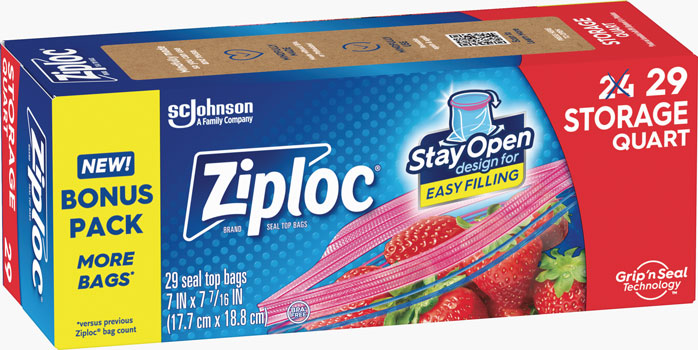 Ziploc® Brand Storage Bags