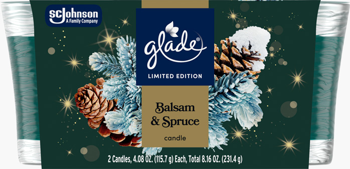 Glade® Balsam & Spruce Candle Twin Pack