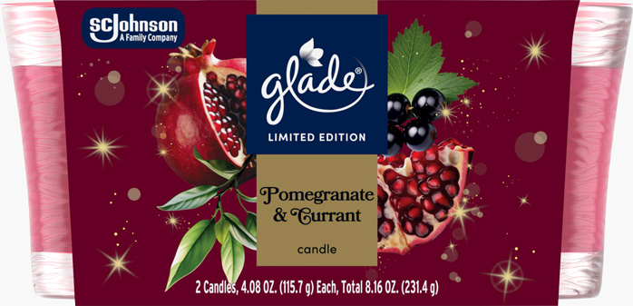 Glade® Pomegranate & Currant Candle Twin Pack