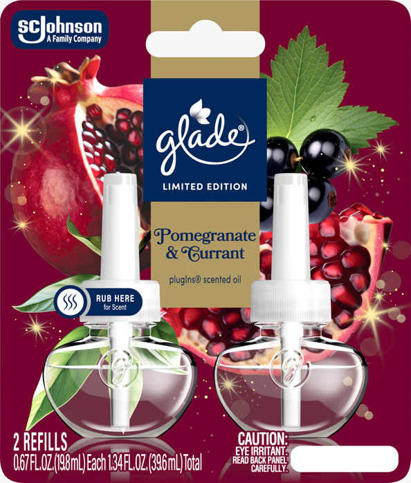 Glade® Pomegranate & Currant PlugIns® Scented Oil Refills