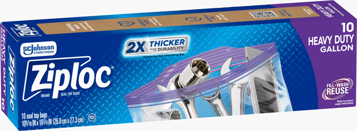 Ziploc® Brand Heavy Duty Bags