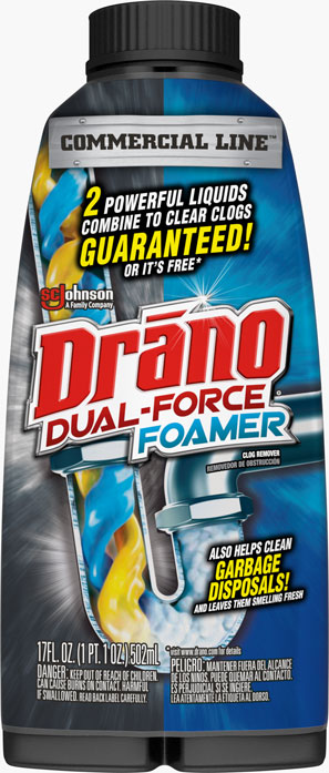 Drano Dual-force foamer Clog Remover 17-fl oz Drain Cleaner in the