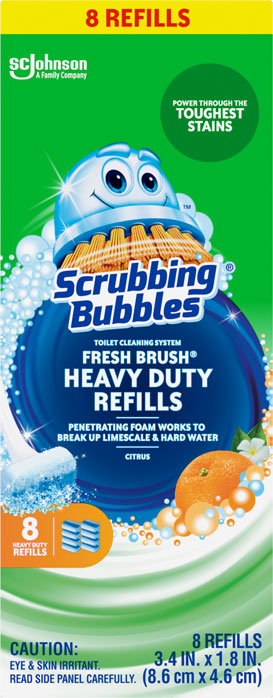 Scrubbing Bubbles® Fresh Brush® Toilet Cleaning System - Heavy Duty Refills