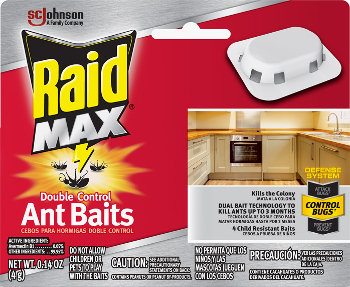 Raid Max® Double Control Ant Baits
