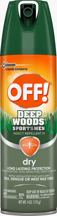 OFF!® Sportsmen Deep Woods® Dry Insect Repellent 5