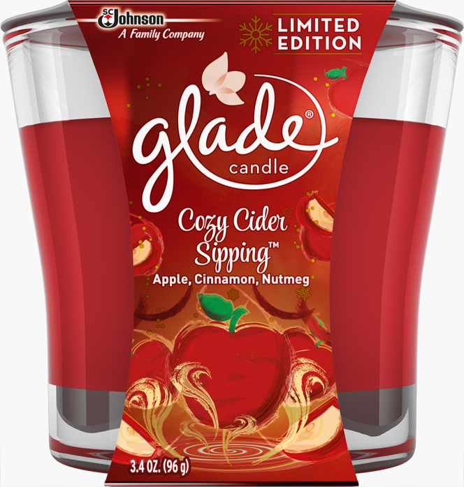 Glade® Candle - Cozy Cider Sipping