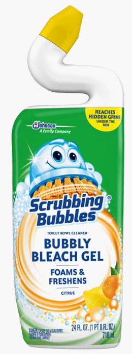 Scrubbing Bubbles® Bubbly Bleach Gel Toilet Bowl Cleaner - Citrus