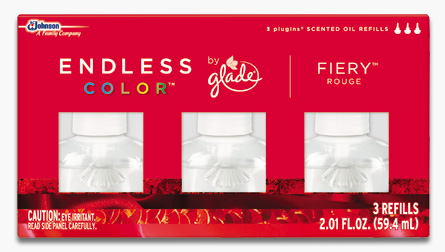 Glade® Endless Color™ PlugIns® Scented Oil Refills - Fiery™ Rouge
