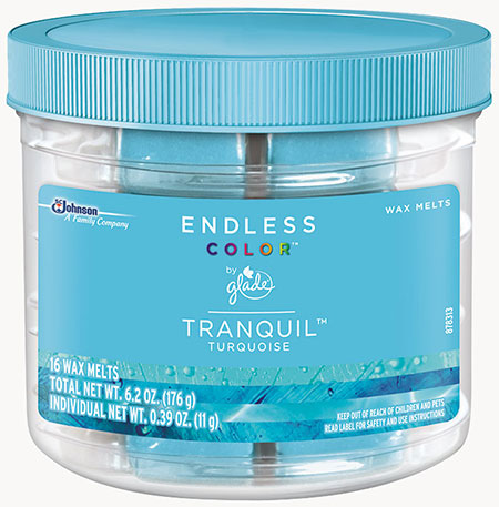 Glade® Endless Color™ Wax Melts - Tranquil™ Turquoise