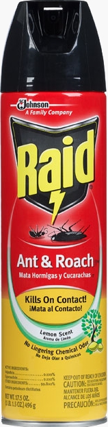 raid pesticide label