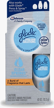 Tough Odor Solutions Glade® Sense & Spray® Refill - Clear Springs®