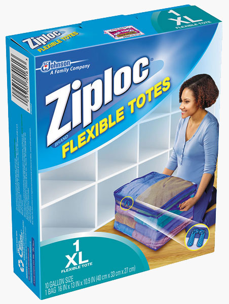 Ziploc discount flexible totes