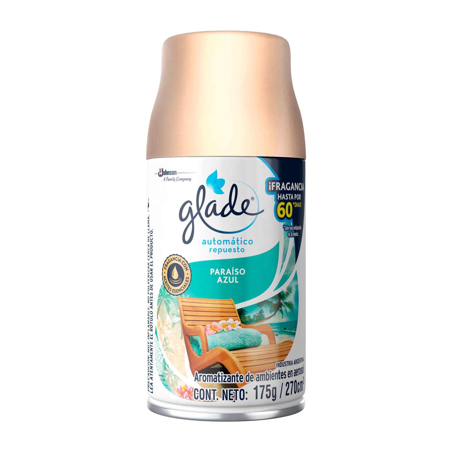 Glade® Automatico Paraiso Azul