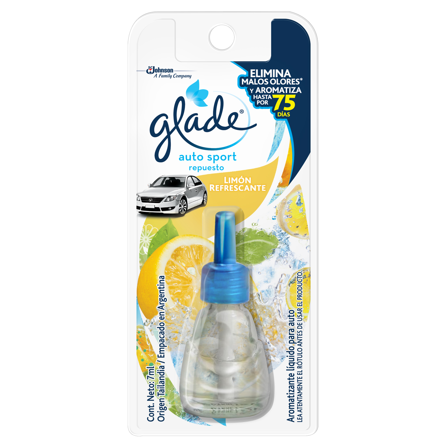 Glade® Auto Sport Limon Repuesto