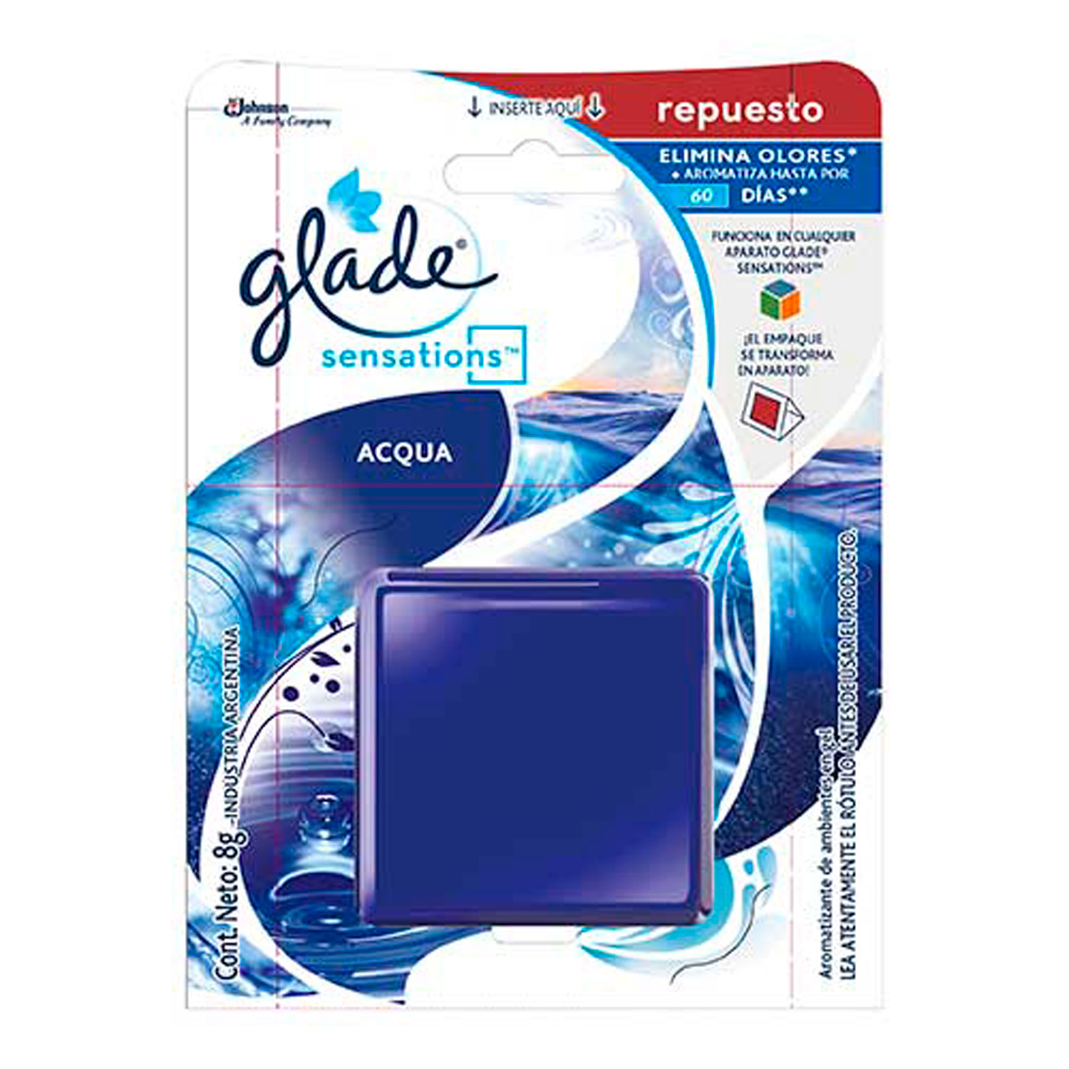 Glade® Sensations™ Acqua Repuesto