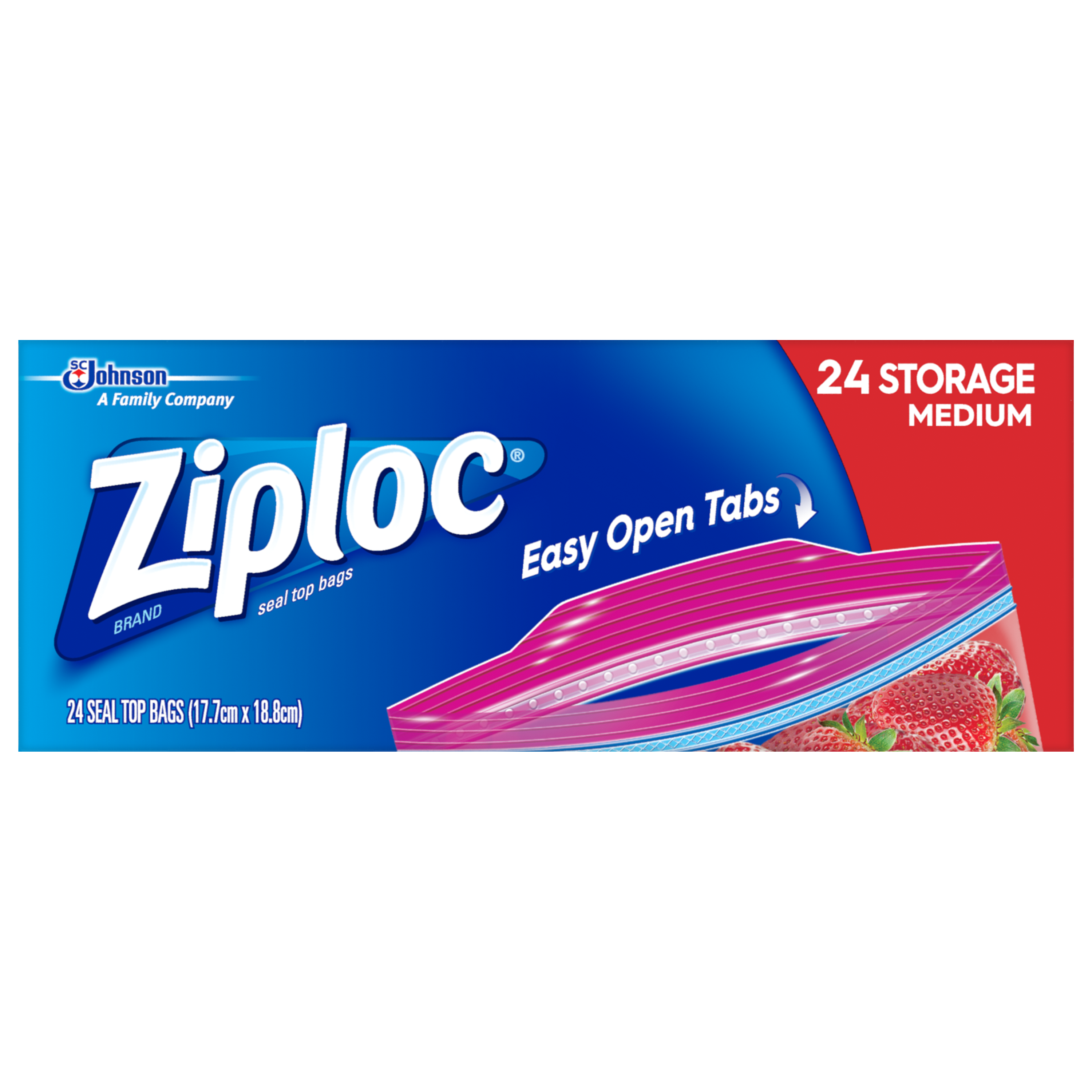 Ziploc® Easy Open Tabs Storage Bag