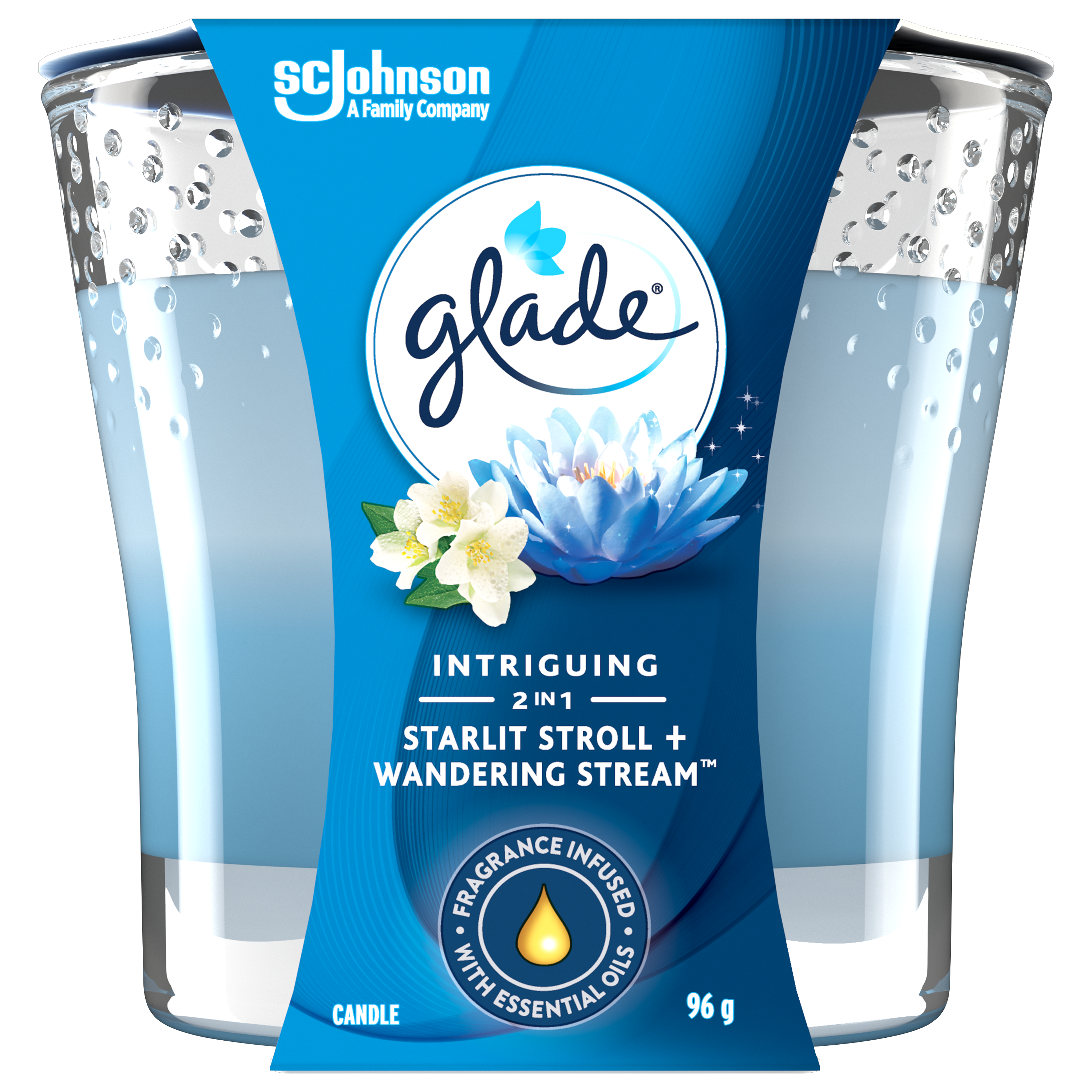 Glade® Candle - Starlit Stroll and Wandering Stream