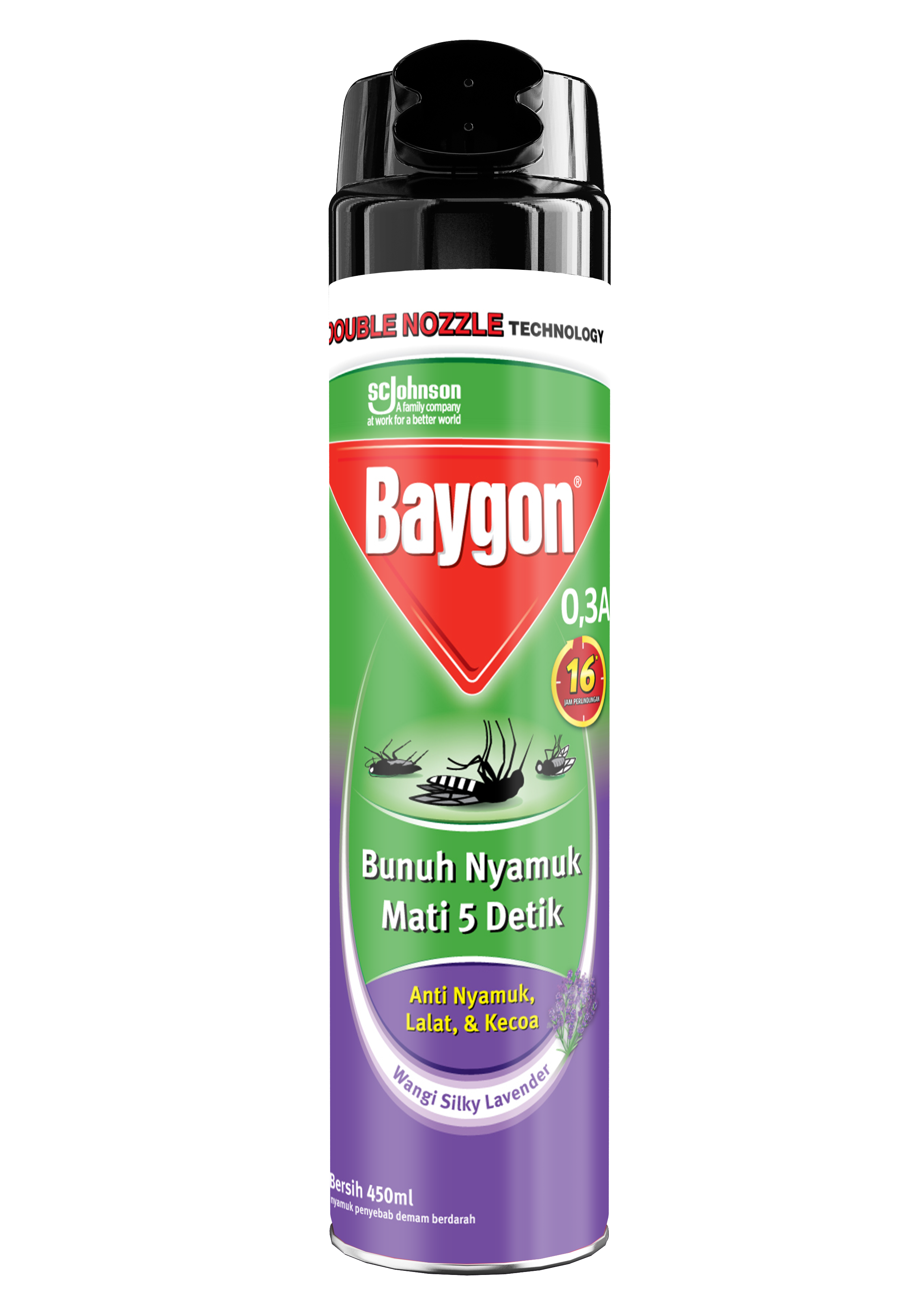 Baygon® Doube Nozzle Silky Lavender