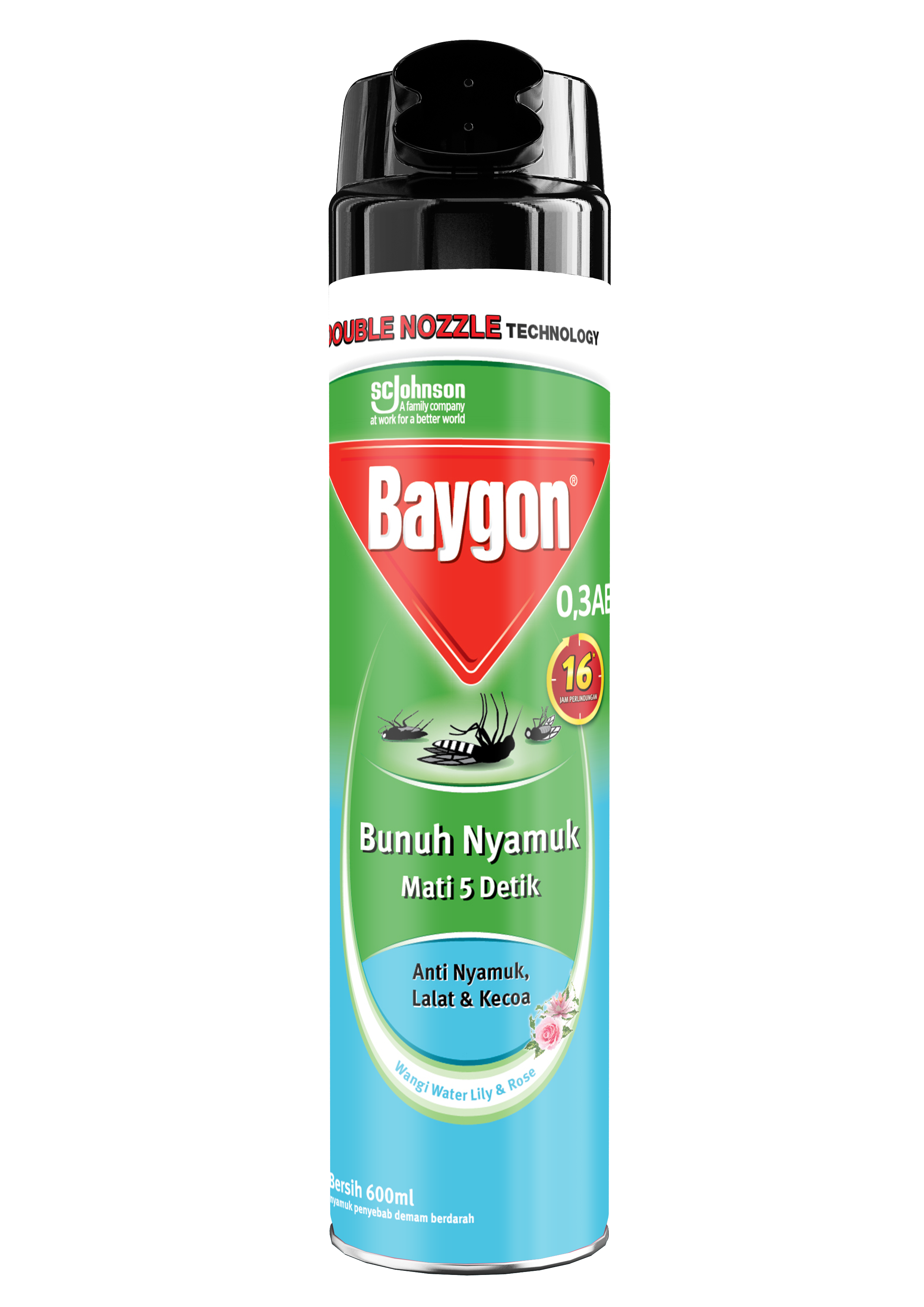 Baygon® Doube Nozzle Waterlily & Rose