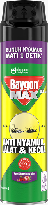 Baygon® MAX Cherry Berry Island 1 Detik
