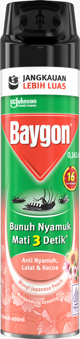 Baygon® Japanese Peach 3 Detik