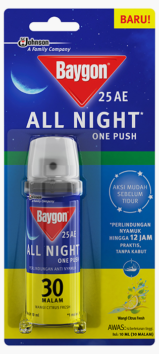 Baygon® All Night One Push - Citrus Fresh